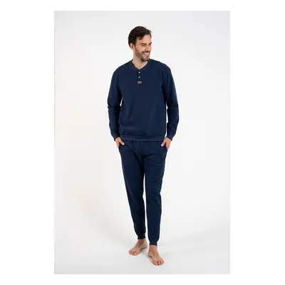 Men's Leader tracksuit, long sleeves, long pants - dark blue