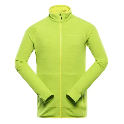 Men's quick-drying sweatshirt with cool-dry ALPINE PRO ONNEC sulphur spring