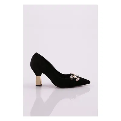 DGN Women's Stone Detailed Heeled Shoes.