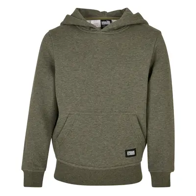 Boys Basic Melange Hoody dark greenmelange