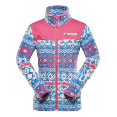 Children's sweatshirt supratherm ALPINE PRO EFLINO pink cosmos variant pd