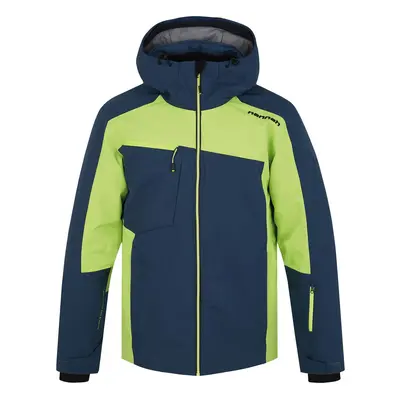 Men's ski jacket Hannah KELTON midnight navy/lime green