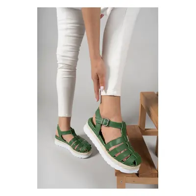 Riccon Green Women's Sandals