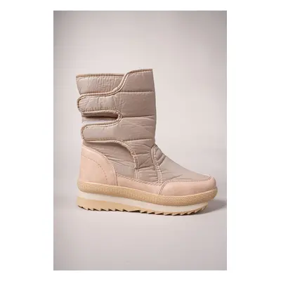 Riccon Unisex Snow Boots Beige