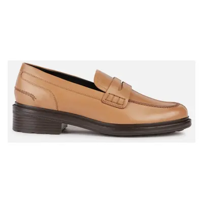 Light brown women's moccasins Geox Walk Pleasure - Women's