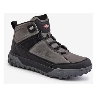 Insulated men's trekking shoes Lee Cooper gray