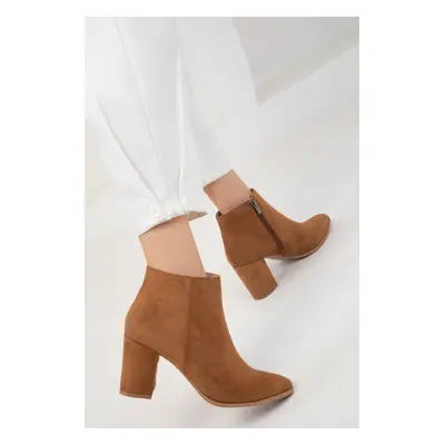 Soho Tan Suede Women's Boots & Booties