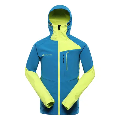 Men's softshell jacket with membrane ALPINE PRO ESPRIT mykonos blue