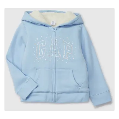 GAP Baby sherpa sweatshirt with logo - Girls