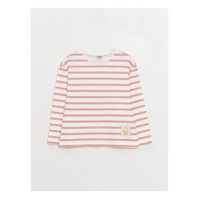 LC Waikiki Crew Neck Striped Long Sleeve Girl's T-Shirt