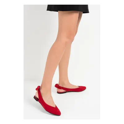 Fox Shoes Women's Red Flat Shoes