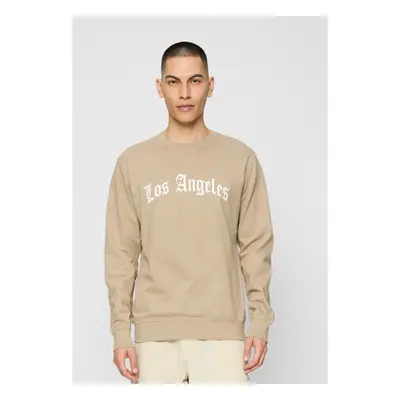 Los Angeles wording Crewneck darksand