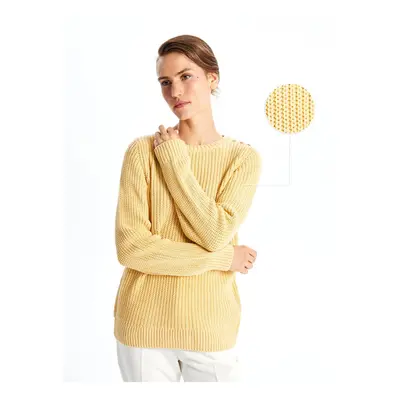 LC Waikiki LCW Crew Neck Plain Long Sleeve Women's Knitwear Sweater