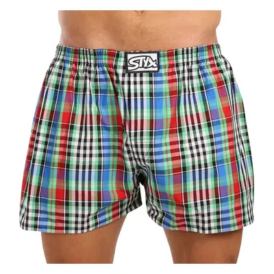 Men's briefs Styx classic rubber oversized multicolor