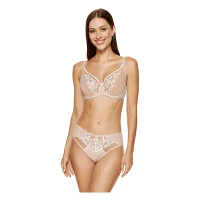 Gorteks Egerie embroidered soft bra plus siz