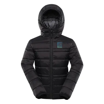 Children's reversible jacket hi-therm ALPINE PRO DOUWO black variant pb