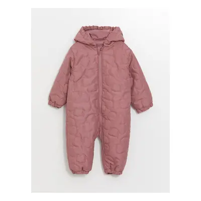 LC Waikiki LCW Hooded Patterned Baby Girl Astronaut Coat