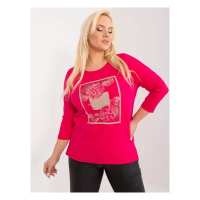 Blouse-RV-BZ-9404.07-fuchsia