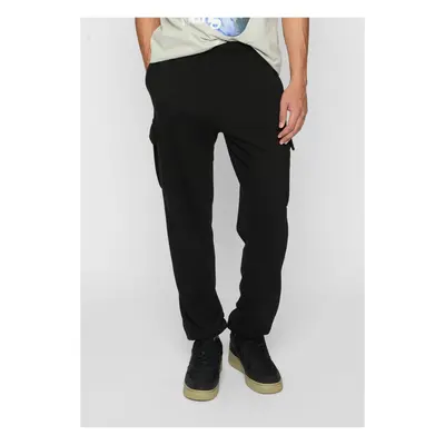 Men's sweatpants Terry Wide black