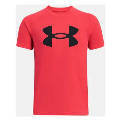 Boys' T-shirt Under Armour UA Tech Big Logo SS-RED - Boys