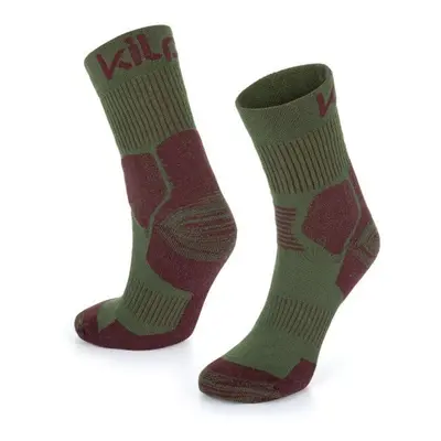 Unisex running socks Kilpi ULTRA-U khaki