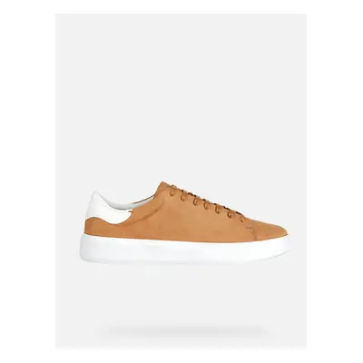 Brown Mens Suede Sneakers Geox - Men