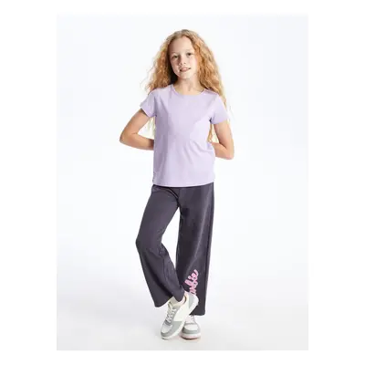 LC Waikiki Barbie Printed Girl's Sweatpants with Elastic Waist