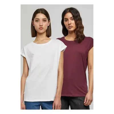 Women's T-shirtUrban Classics - packs white/cherry