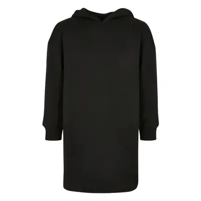 Girls' Oversized Terry Hoody Dress Black