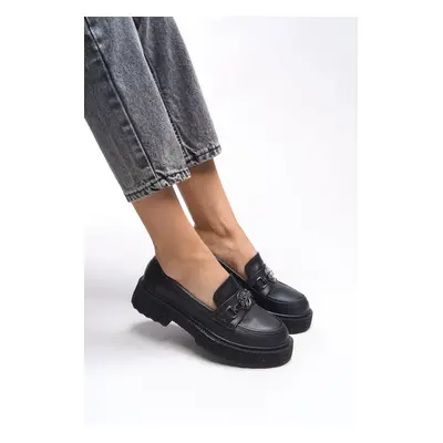 Riccon Iomrukh Women Loafer Black Skin