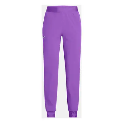 Girls' sweatpants Under Armour UA Rival Woven Jogger-PPL - Girls