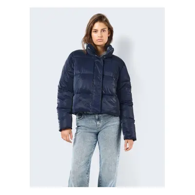 Dark Blue Women's Winter Quilted Jacket Noisy May Harper - Women