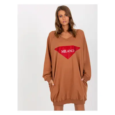 Sweatshirt-VI-BL-3113.73P-light brown