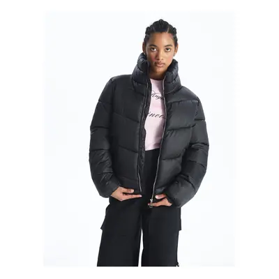 LC Waikiki Women's High Neck Straight Down Coat