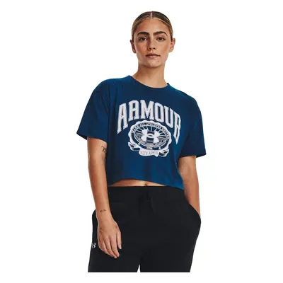 Women's T-shirt Under Armour Collegiate Crest Crop SS