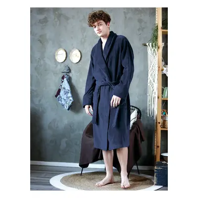 Bathrobe Key MGL B22 M-2XL navy blue