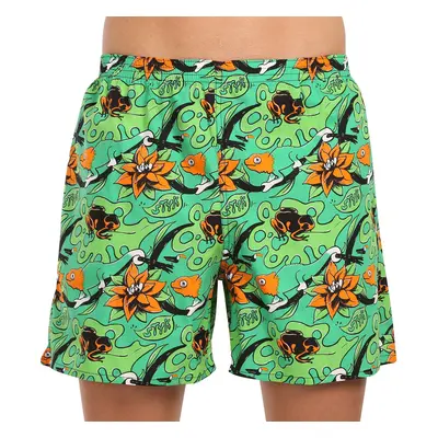 Men's home boxer shorts with pockets Styx tropic