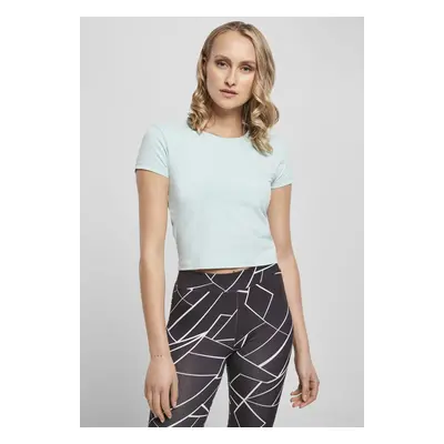 Women's Stretch Jersey Cropped Tee Sea Blue