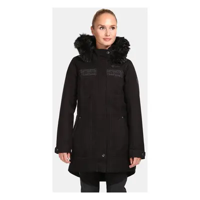 Women's winter coat Kilpi PERU-W Black