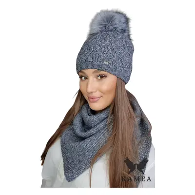 Női szett Kamea Kamea_Set_Hat&Scarf_K.22.219.06_Grey