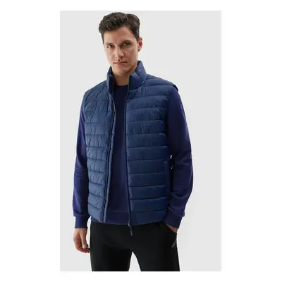 Men's 4F Recycled Down Vest - Navy Blue