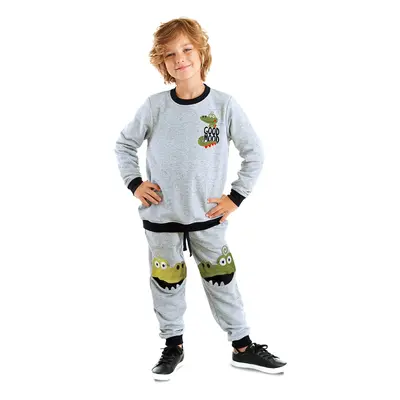 Denokids Croco Boys Tracksuit Set