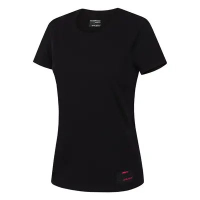 Women's cotton T-shirt HUSKY Tee Base black