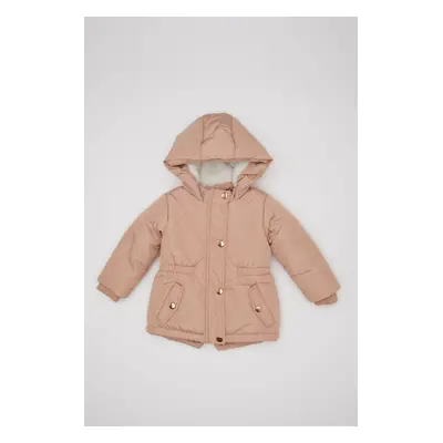 DEFACTO Baby Girl Hooded Waterproof Coat