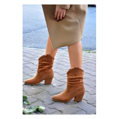 Fox Shoes Tan Women's Suede Boots