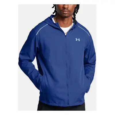 Men's jacket Under Armour UA Launch Hooded Jacket-BLU - Men