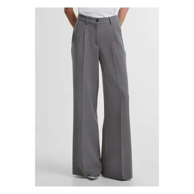 Women's wide-legged trousers grey