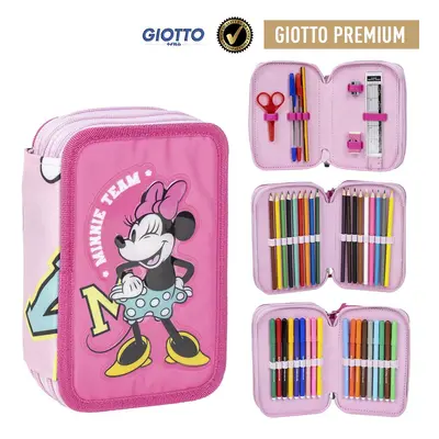 PENCIL CASE WITH ACCESSORIES GIOTTO MINNIE