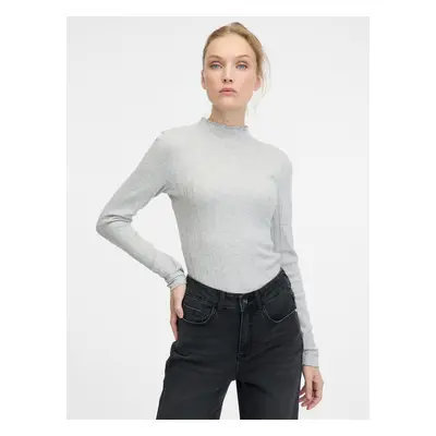 Orsay Grey women's long-sleeved T-shirt - Women's