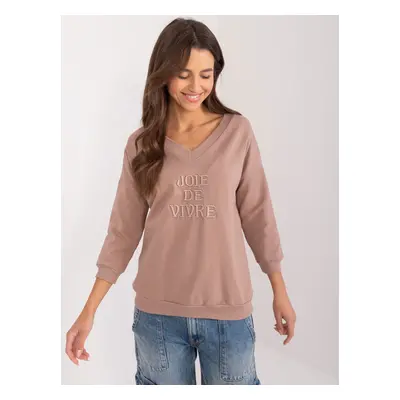 Blouse-RV-BZ-9143.87P-dark beige